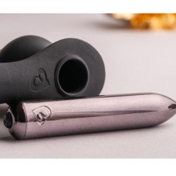ROCKS-OFF - RO-ZEN RRO TAPÓN ANAL CON ANILLO VIBRADOR PARA EL PENE NEGRO