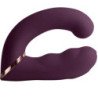 ROCKS-OFF - GEMINI VIBRADOR DOBLE ESTIMULADOR DE CLÍTORIS Y PUNTO G MORADO
