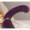 ROCKS-OFF - GEMINI VIBRADOR DOBLE ESTIMULADOR DE CLÍTORIS Y PUNTO G MORADO