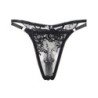 SUBBLIME - 945244 SUJETADOR + PANTIES CON LIGUERO DISEÑO FLORAL NEGRO L/XL