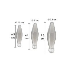 TOYJOY - ANAL PLAY RIMMER DE DEDO 3 PIEZAS TRANSPARENTE
