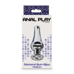 TOYJOY - ANAL PLAY DIAMANTE BUM BIJOU PLUG ANAL MEDIANO