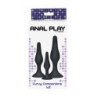 TOYJOY - ANAL PLAY CURVY COMPANIONS PLUG ANAL 3 PIEZAS NEGRO