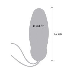 TOYJOY - HAPPINESS IM SO EGGCITED VIBRADOR CON CONTROL REMOTO AZUL