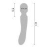 TOYJOY - MASAJEADOR DE VARITA LIGHT ZENITH NEGRO