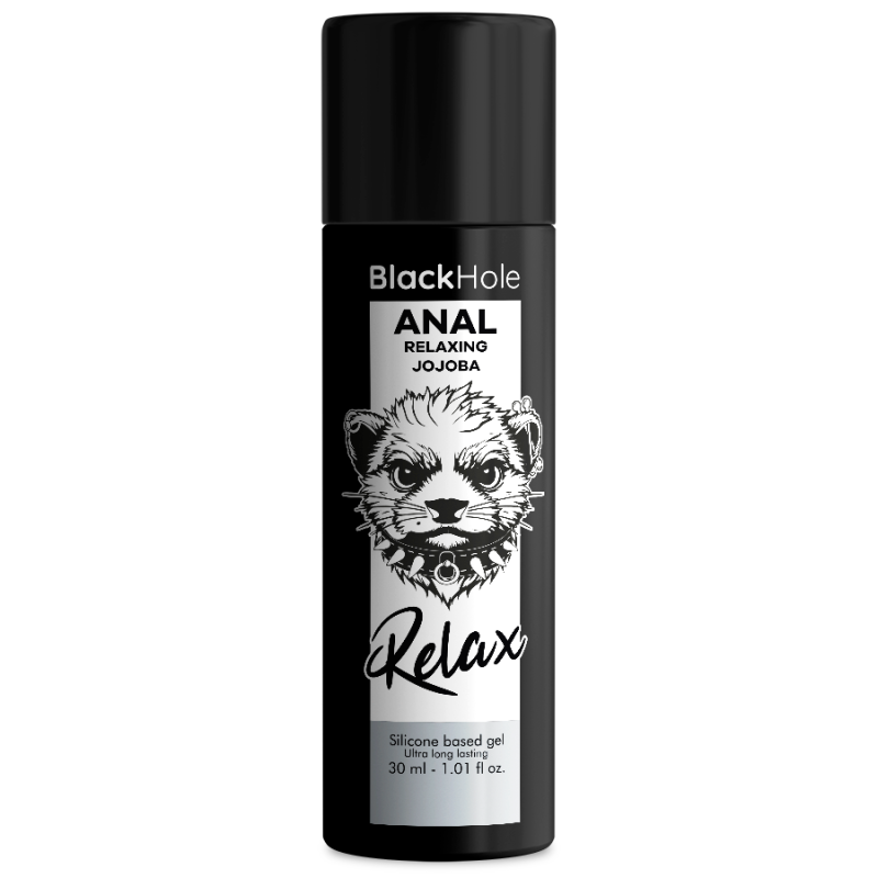 BLACK HOLE - BASE DE SILICONA RELAJADORA ANAL CON JOJOBA 30 ML