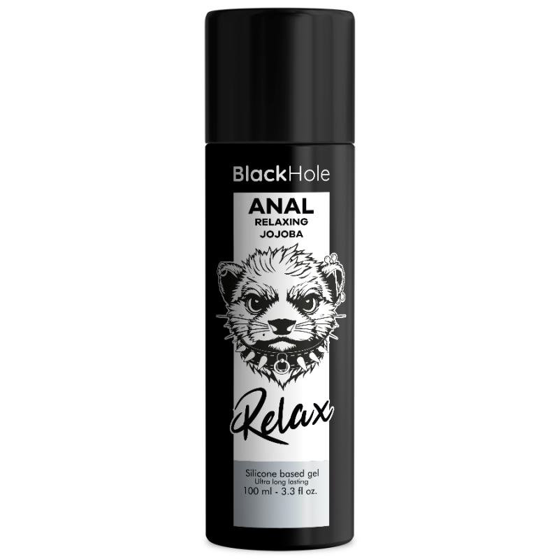 BLACK HOLE - BASE DE SILICONA RELAJADORA ANAL CON JOJOBA 100 ML