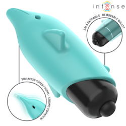 INTENSO - BALA VIBRATORIA ECHO DELFÍN AZUL 8 X 4,7 CM