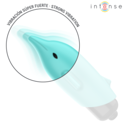 INTENSO - BALA VIBRATORIA ECHO DELFÍN AZUL 8 X 4,7 CM