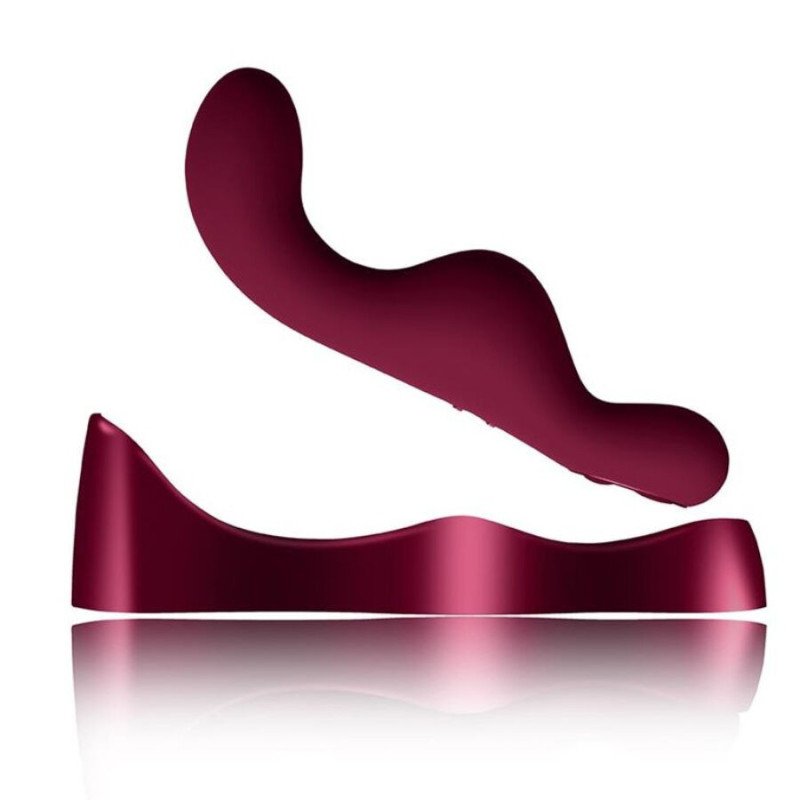 ROCKS-OFF - VIBRADOR ROJO RUBY GLOW PARA EL PUNTO G