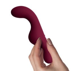 ROCKS-OFF - VIBRADOR ROJO RUBY GLOW PARA EL PUNTO G