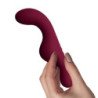 ROCKS-OFF - VIBRADOR ROJO RUBY GLOW PARA EL PUNTO G