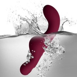 ROCKS-OFF - VIBRADOR ROJO RUBY GLOW PARA EL PUNTO G