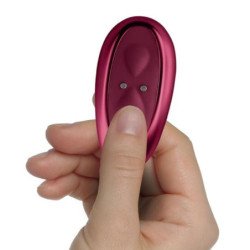 ROCKS-OFF - VIBRADOR ROJO RUBY GLOW PARA EL PUNTO G