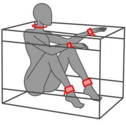 SECRET DOME - KINK CLUB LA NICHE CABINA  NEGRO & ROJO