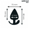 JUGUETES PARA ADICTOS - TAPÓN ANAL DE SILICONA TAMAÑO L 8 CM