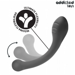 ADDICTED TOYS - ESTIMULADOR ANAL DOBLE SILICONA 18 CM