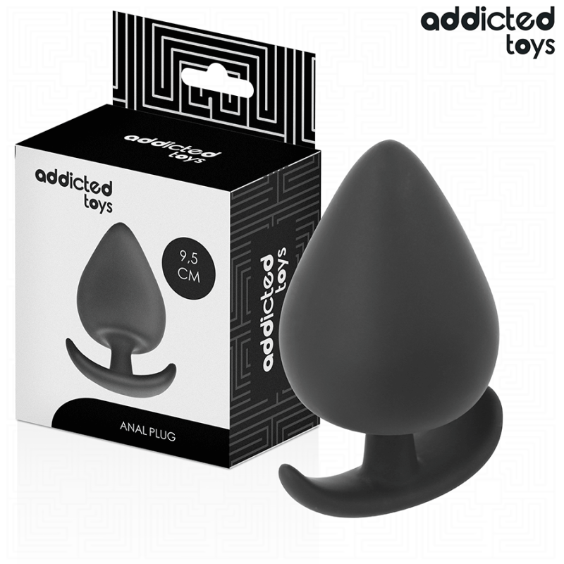 JUGUETES ANALES ADDICTED - TAPÓN ANAL DE SILICONA TALLA XL 9,5 CM