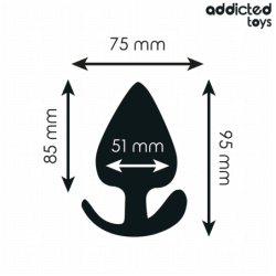 JUGUETES ANALES ADDICTED - TAPÓN ANAL DE SILICONA TALLA XL 9,5 CM