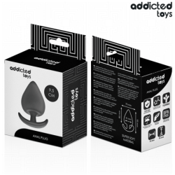 JUGUETES ANALES ADDICTED - TAPÓN ANAL DE SILICONA TALLA XL 9,5 CM