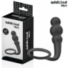 ADDICTED TOYS - PLUG ANAL CON ANILLO SILICONA MODELO 1