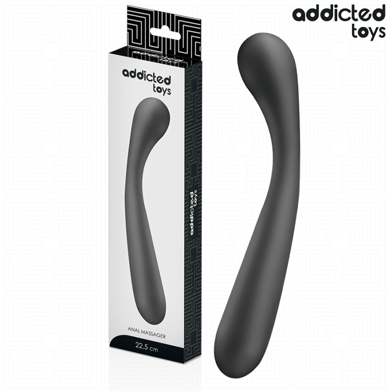 ADDICTED TOYS - MASAJEADOR ANAL DOBLE SILICONA 22,5 CM
