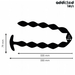 JUGUETES PARA ADICTOS - TAPÓN ANAL DE SILICONA EXTRA LARGO