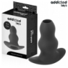 JUGUETES ANALES ADDICTED - TAPÓN ANAL HUECO DE SILICONA TAMAÑO XXL 15,2 CM