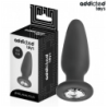 ADDICTED TOYS - PLUG ANAL CON JOYA SILICONA TALLA S 8,8 CM