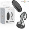 INTENSO - TAPÓN ANAL 10 VIBRACIONES METALIZADO CON CONTROL REMOTO S