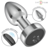 INTENSO - TAPÓN ANAL 10 VIBRACIONES METALIZADO CON CONTROL REMOTO S