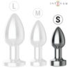 INTENSO - TAPÓN ANAL 10 VIBRACIONES METALIZADO CON CONTROL REMOTO S