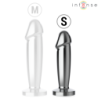 INTENSO - TAPÓN ANAL 10 VIBRACIONES DILDO METÁLICO CON CONTROL REMOTO S
