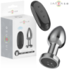 INTENSO - TAPÓN ANAL 10 VIBRACIONES METALIZADO CON CONTROL REMOTO M
