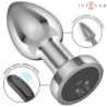 INTENSO - TAPÓN ANAL 10 VIBRACIONES METALIZADO CON CONTROL REMOTO M