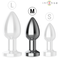 INTENSO - TAPÓN ANAL 10 VIBRACIONES METALIZADO CON CONTROL REMOTO M