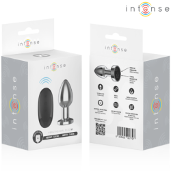 INTENSO - TAPÓN ANAL 10 VIBRACIONES METALIZADO CON CONTROL REMOTO M