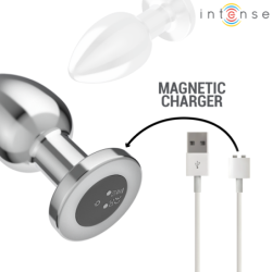 INTENSO - TAPÓN ANAL 10 VIBRACIONES METALIZADO CON CONTROL REMOTO L