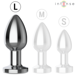 INTENSO - TAPÓN ANAL 10 VIBRACIONES METALIZADO CON CONTROL REMOTO L