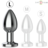 INTENSO - TAPÓN ANAL 10 VIBRACIONES METALIZADO CON CONTROL REMOTO L