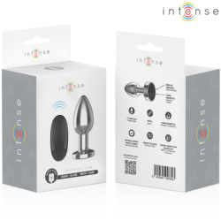 INTENSO - TAPÓN ANAL 10 VIBRACIONES METALIZADO CON CONTROL REMOTO L