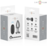 INTENSO - TAPÓN ANAL 10 VIBRACIONES METALIZADO CON CONTROL REMOTO L