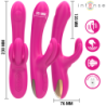 INTENSO - VIBRADOR MULTIFUNCIÓN BRITNEY CON FORMA DE CONEJO, 23 CM, ROSA