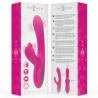 INTENSO - VIBRADOR MULTIFUNCIÓN BRITNEY CON FORMA DE CONEJO, 23 CM, ROSA