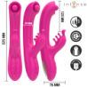 INTENSO - VIBRADOR MULTIFUNCIÓN CHRISTINA CON FORMA DE CONEJO 22,5 CM ROSA