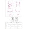 LIVCO CORSETTI FASHION - LUISE 1710 BABYDOLL + TANGA NEGRO S