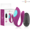 INTENSO - VIBRADOR Y ESTIMULADOR ANNIE EN FORMA DE U CON CONTROL REMOTO MORADO