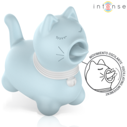 INTENSE - ESTIMULADOR PUPPY LENGUA ROTADORA 360º PARA CLÍTORIS AZUL
