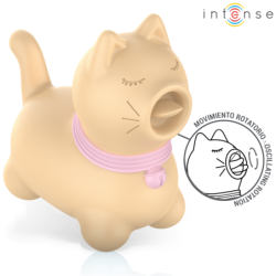 INTENSE - ESTIMULADOR PUPPY LENGUA ROTADORA 360º PARA CLÍTORIS AMARILLO