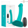 VIBRADOR INTENSO KATIE CON VENTOSA, 10 VIBRACIONES, AZUL, CONTROL REMOTO